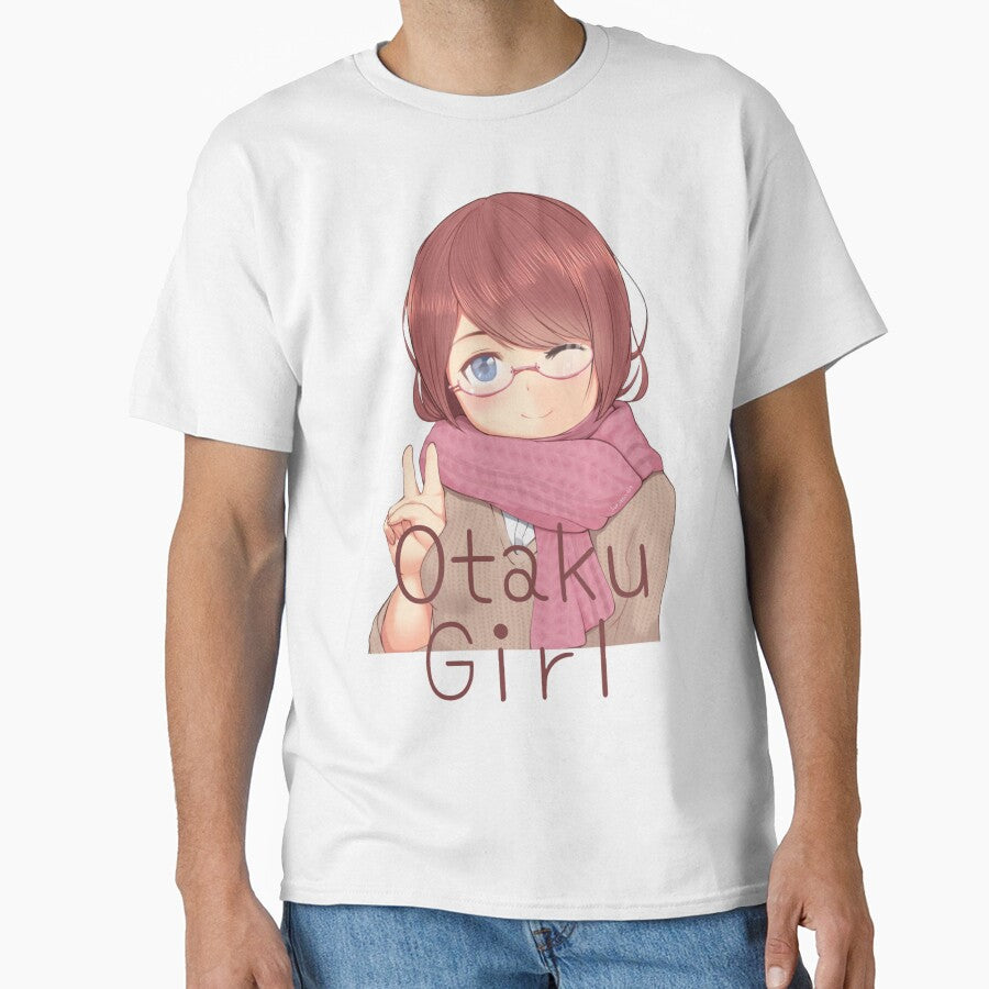 Kawaii Otaku girl manga lover by LukjanovArt