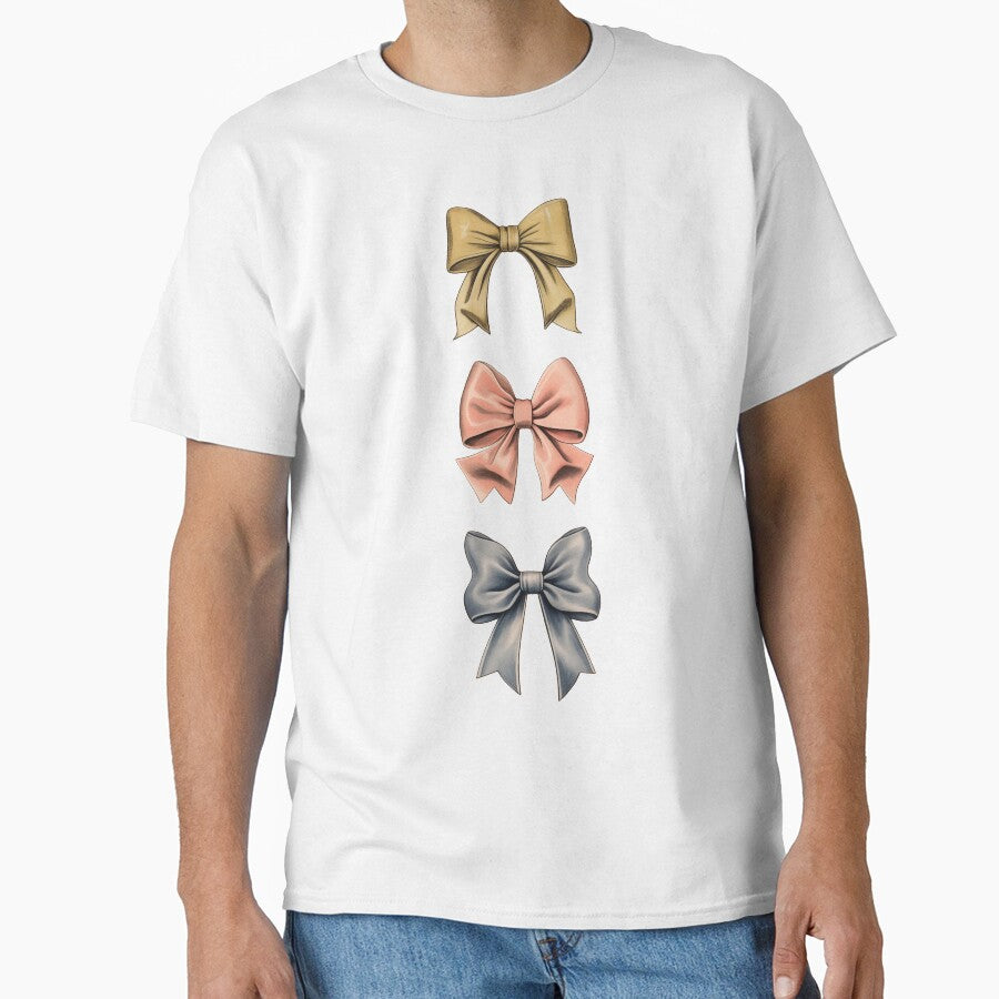Vintage Bows: Gold, Pink and Blue by thegirlyshoppe