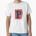 Letter P - Colorful Cutout Paper Collage Alphabet Initial by uncoXab