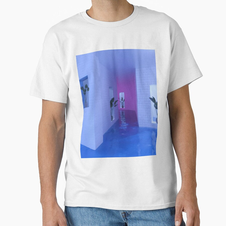 Eerie Blue Liminal Space Hallway by pmthjvoo74