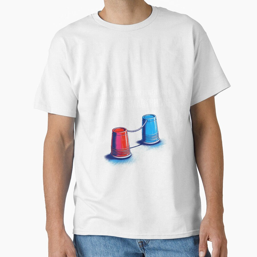 Childhood Memory Communicator Nostalgic Retro Cup and String by jonrdesign