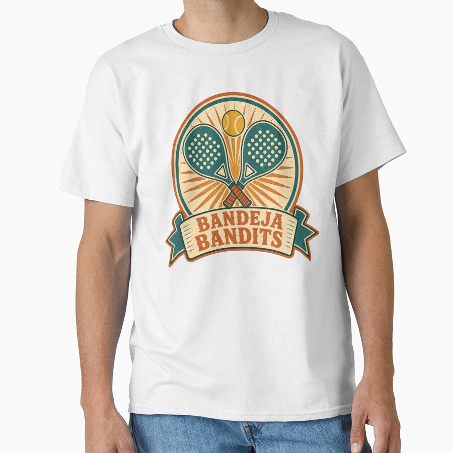 Bandeja Bandits Retro Padel Club Badge by BoosterShop