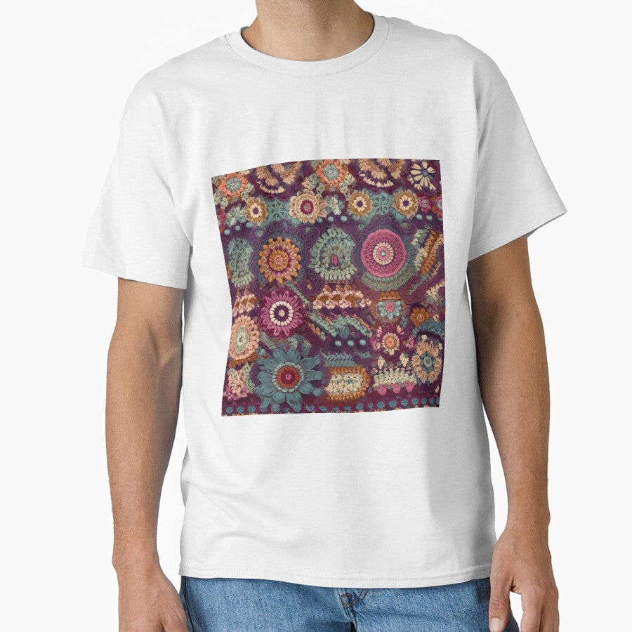 Bohemian Crochet Flower Patchwork - Intricate Yarn Art Pattern by pinkal