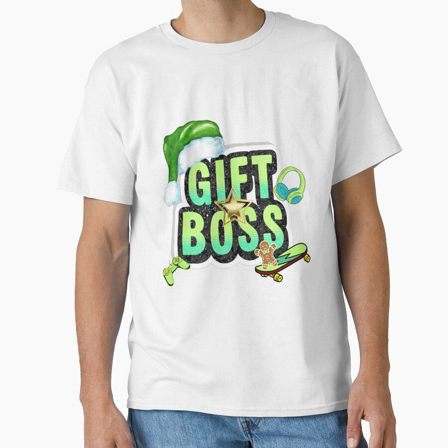 Gift Boss Holiday Typography Design Aesthetic Glow by Kesef Project