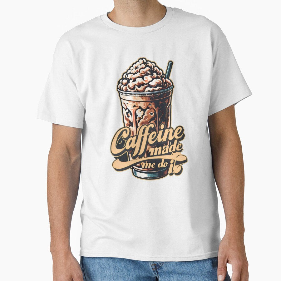 Caffeine Made Me Do It Funny Coffee Quotes by DemureArtsy