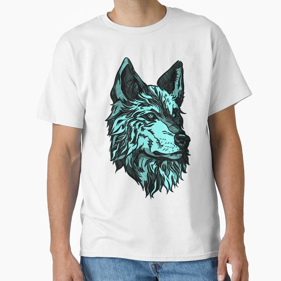 Blue wild wolf by Maryart8