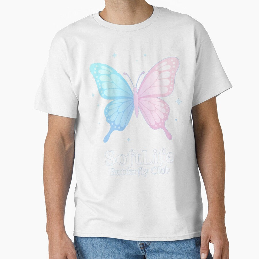 Soft Life Butterfly Club Aesthetic Spring Design by AnimalAirtistry