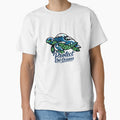Sea Turtle Wave Coral Ocean Conservation Art by Nuvoro Eco Awareness