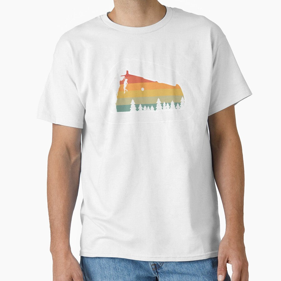 Vintage Rock Climbing Mountain Bouldering Design by GetGoodFit