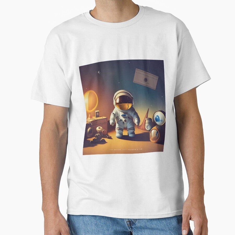 astronaut reflects on their past adventures and achievements by qatjamack0