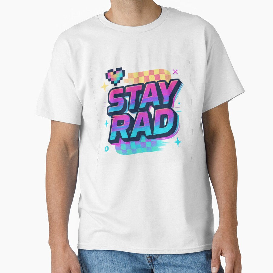 Stay Rad Y2K Retro Typography by NFS2020