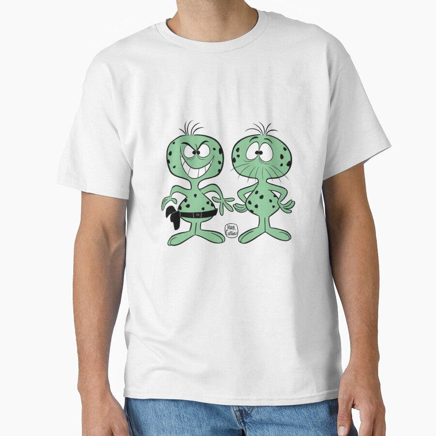 Moon Men Aliens from Rocky and Bullwinkle by MARKSCARTOONART