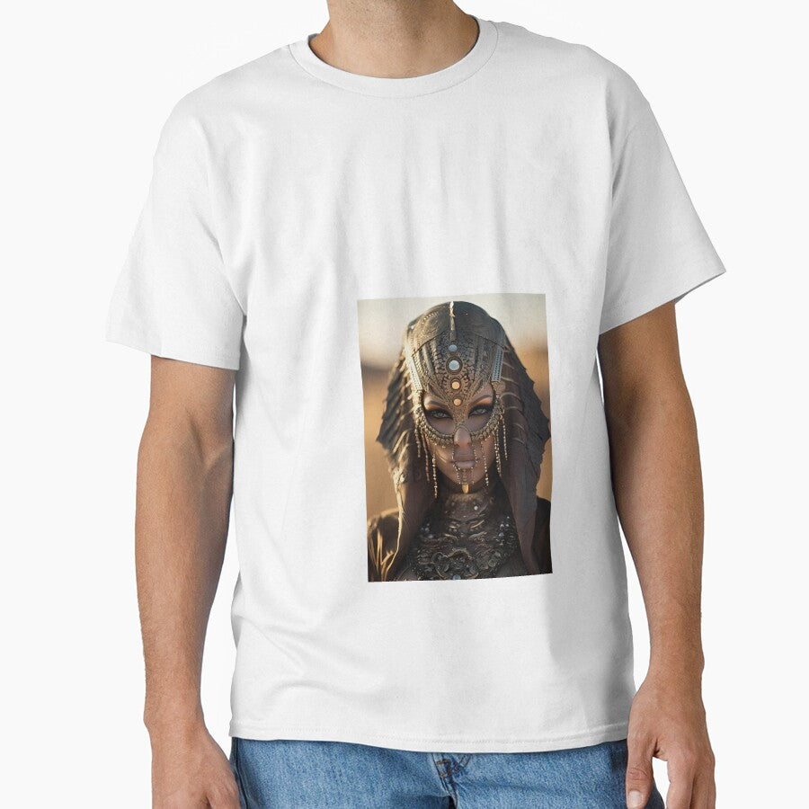 a close up of a person wearing a mask by Dark Fantasy Store