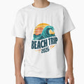 Beach Trip 2026 Retro Sunset Wave Summer Adventure Group Design by StickerHavenn
