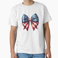 Coquette American Bow, 4th of July, Aesthetic Bow,America Flag by stylishdzign
