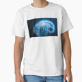 Glow jellyfish in deep sea by anytka