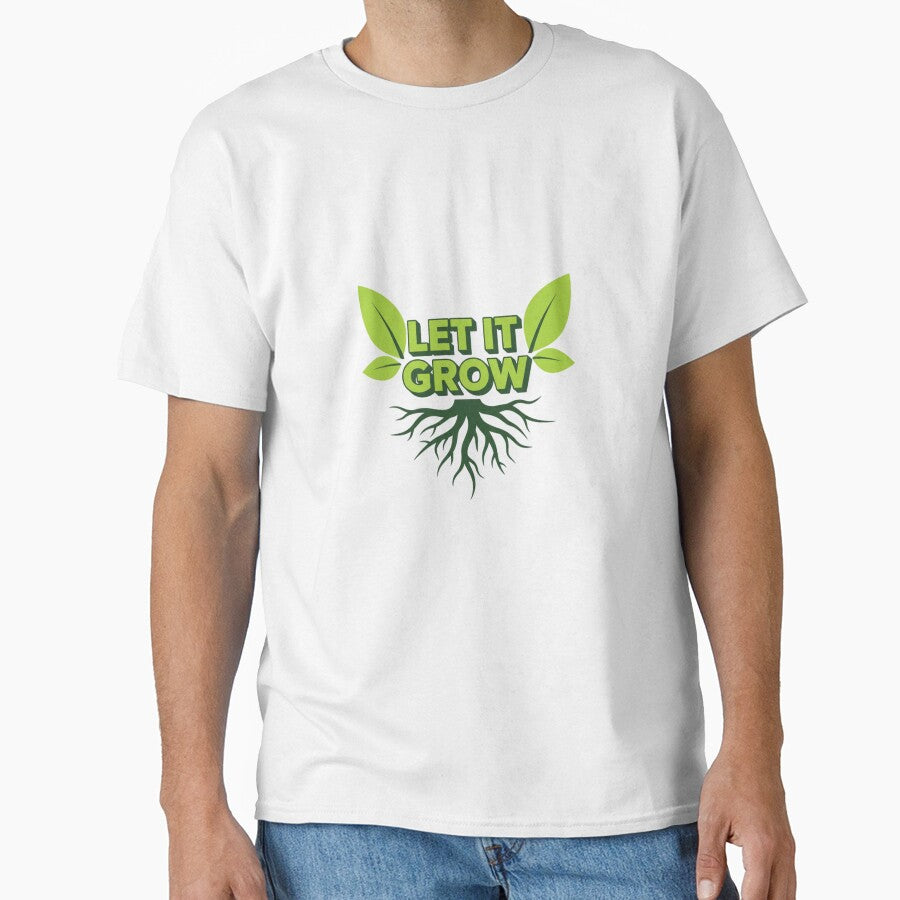 Let It Grow: Eco-Friendly Nature & Gardening Roots Graphic by InkWeaveShop