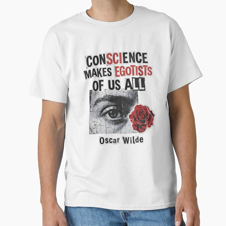 Dorian Gray Conscience Makes Egotists Ransom Note Oscar Wilde Art by Fenay Designs