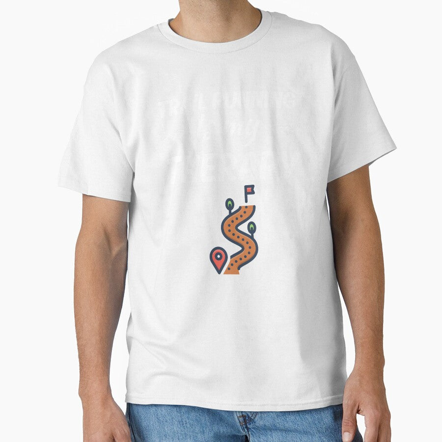 Trail running is my therapy, funny trail runners community by NBSStore