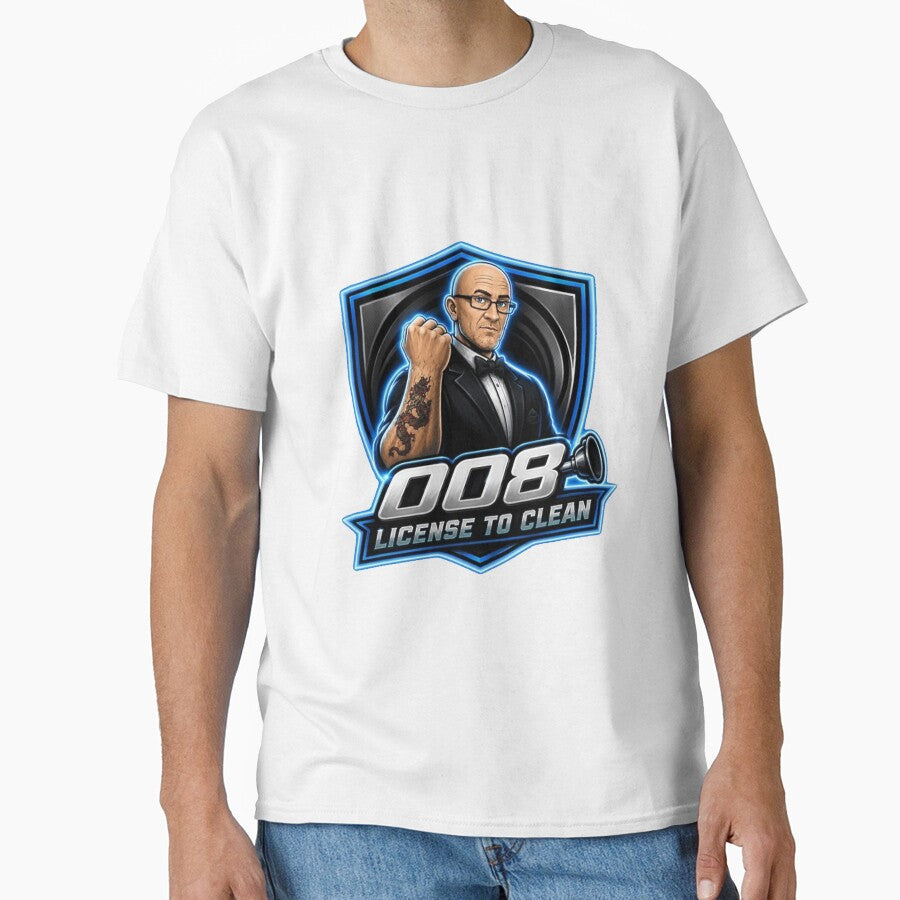 008 – License To Clean (2026 Edition) T - Shirt by benboy80