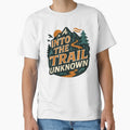 Into The Trail Unknown (Trail Running) T-Shirt by PerkzPrints