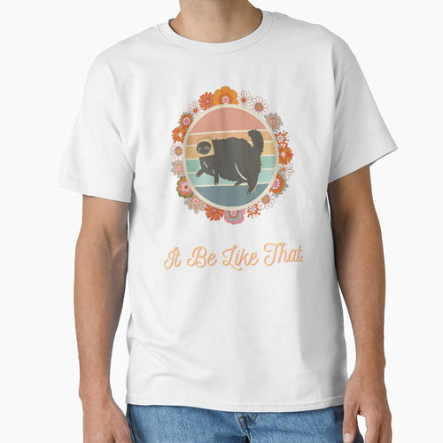 "It Be Like That"" - Bread Head Cat with Retro Vintage Sunset Hippie Flowers by RisenAgain - Quantum BrainGlitch | Designs