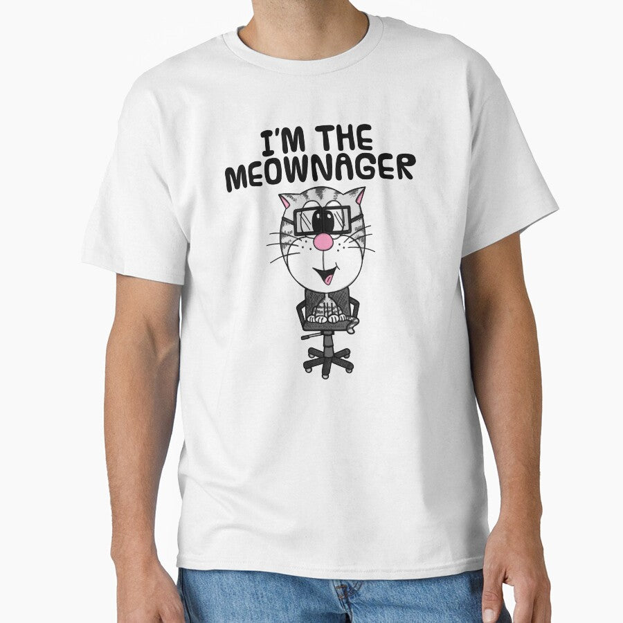 Cat Manager, I'm The Meownager, Office Coworker Funny by doodlerob