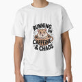 Running on Caffeine and Chaos – Hamster Coffee Humor by ArtByYunus