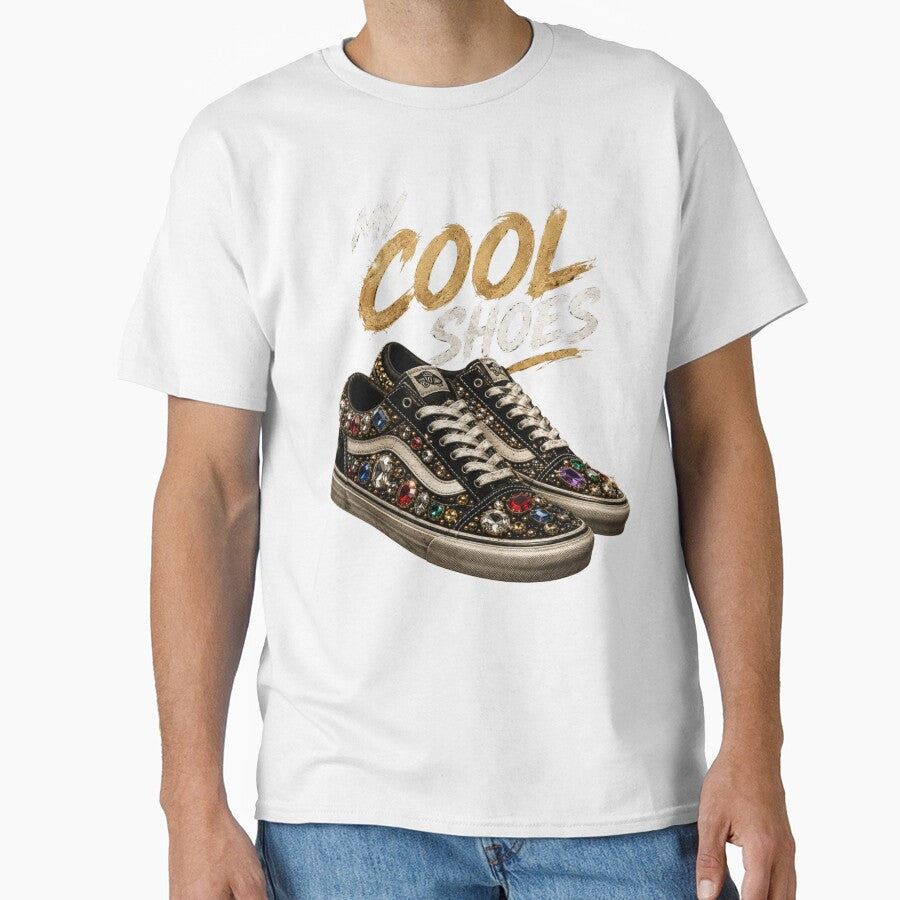 My Cool Shoes – Glam Streetwear Fashion Sneaker Quote Design by MargaretaArt