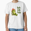 Soft Life Only Aesthetic Frog Mushroom Hat Relaxing by Xemora