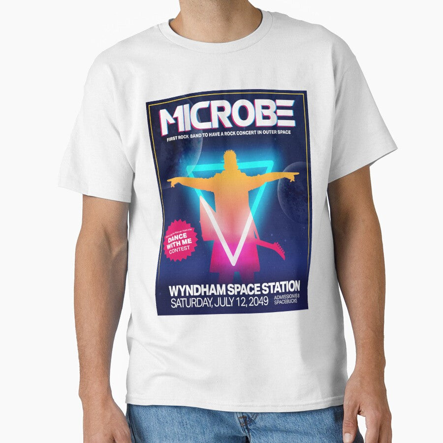 Microbe- Space Rock Concert Poster by Amire Designs