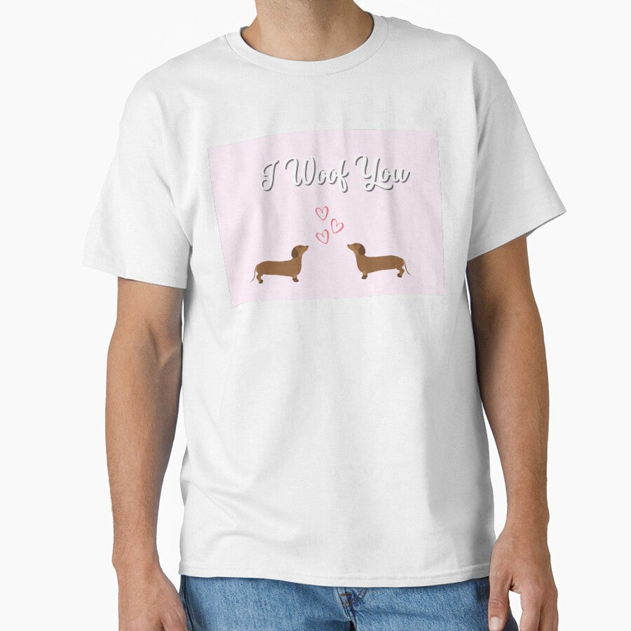 I woof you - dog lovers print by dreammeme