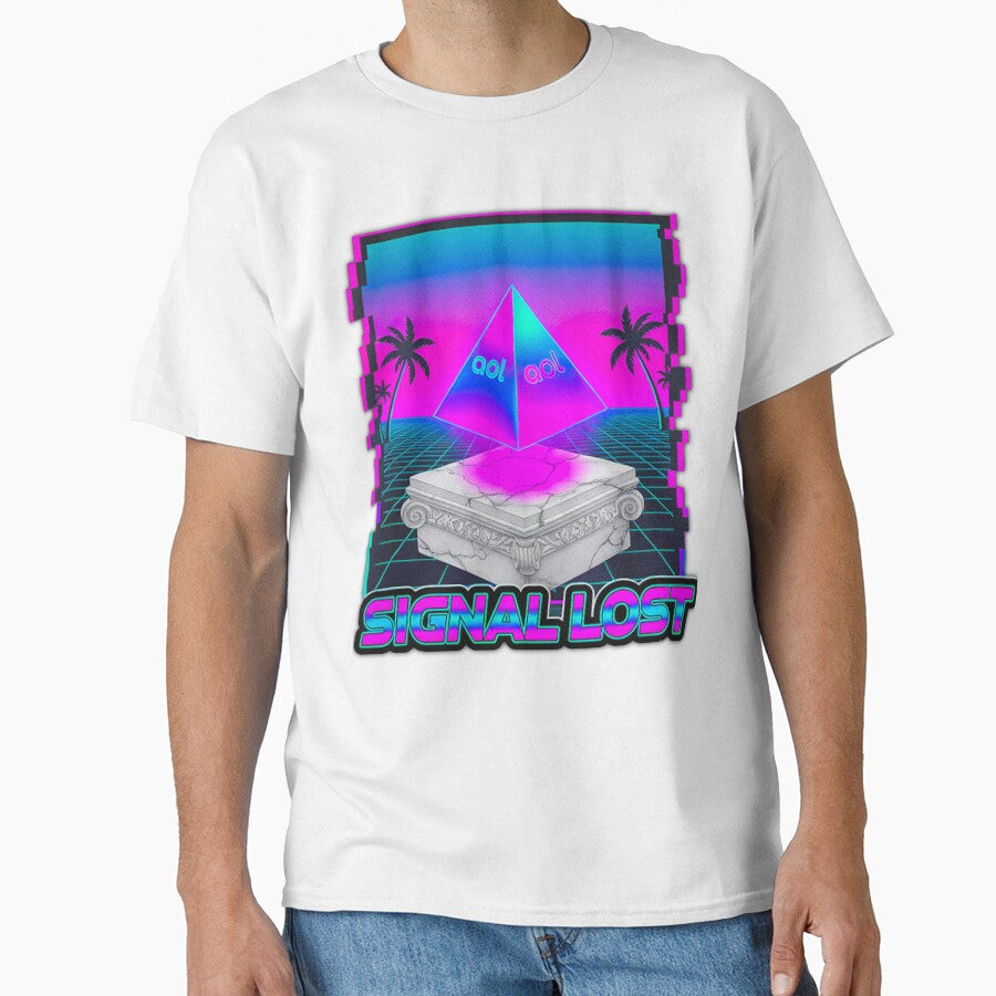 Neon Dial-Up Pyramid: VHS Vaporwave Memory by A E S T H E T A T A G