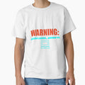 Sarcastic Programmer T-Shirt – Warning Geek Humor Gift for Coders, Developers & Tech Nerds by PixelPlush