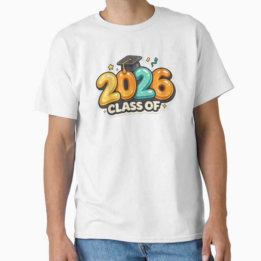 Class of 2026 Graduation Cap Sticker Style by PunchDrop