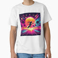 Retro Sunset Skateboarding – Synthwave Vibes by Dogandesighn