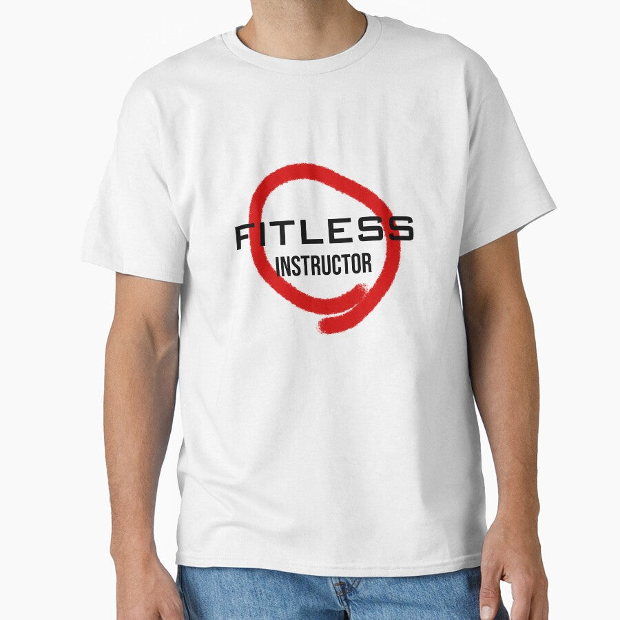 Fitless Instructor - Funny Sarcastic Fitness Quote by AnassBachar