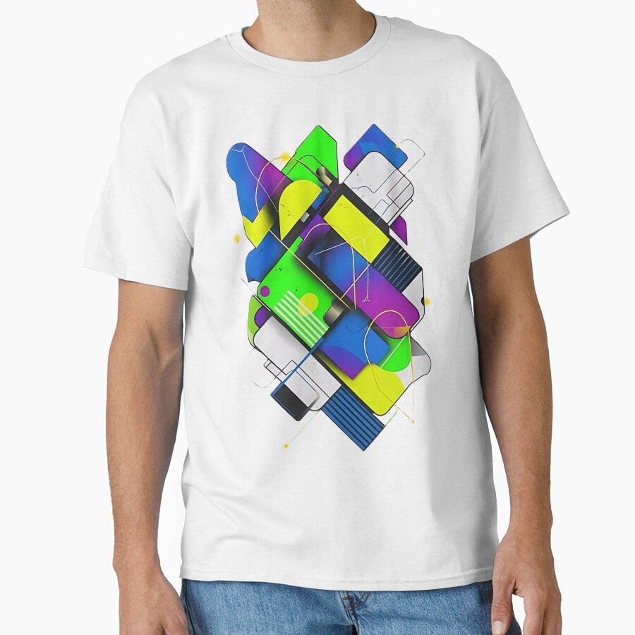Vibrant Geometric Abstract Shapes by DroolWorthyUS
