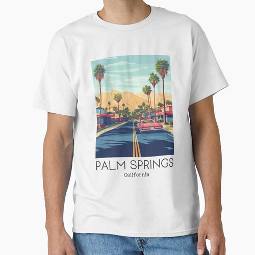 A Vintage Travel Illustration of Palm Springs - California - United States by GoodOldVintage