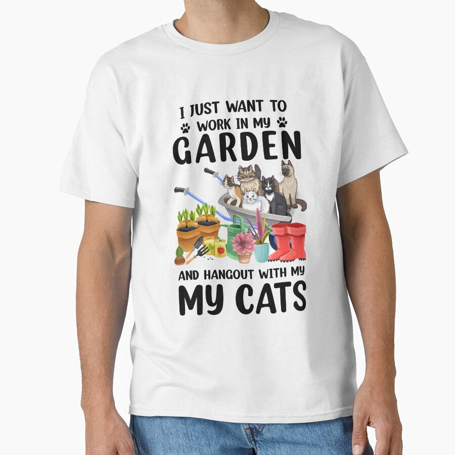 I Just Want To Work In My Garden And Hang Out With My Cats by Kayla Alice Mooney