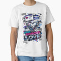 Matrix Cyber Heart Y2K Sticker Anti Design Tribal Art by zdzdesigner
