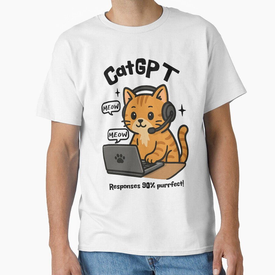 CatGPT – Funny Cat AI Meme for Developers & Pet Tech Lovers by Honominu