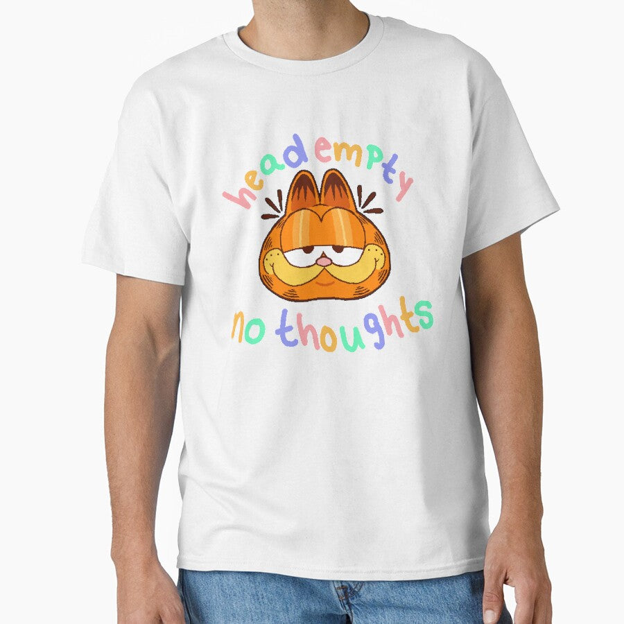 head empty no thoughts garfield by peachberrymilk