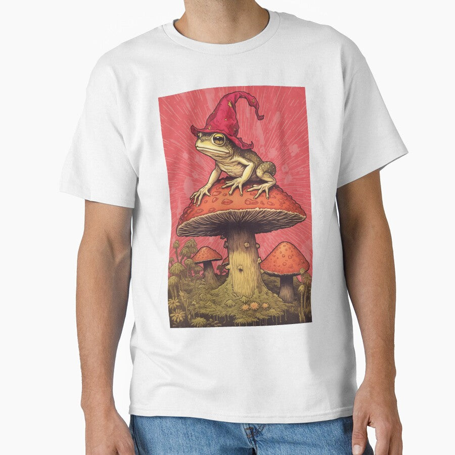 Wizard Frog Toad on Mushroom by egneveRArt