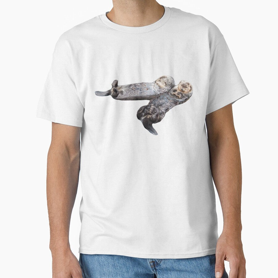 Floating Otter, Significant Otters, Otters Holding Hands by DiensDesign