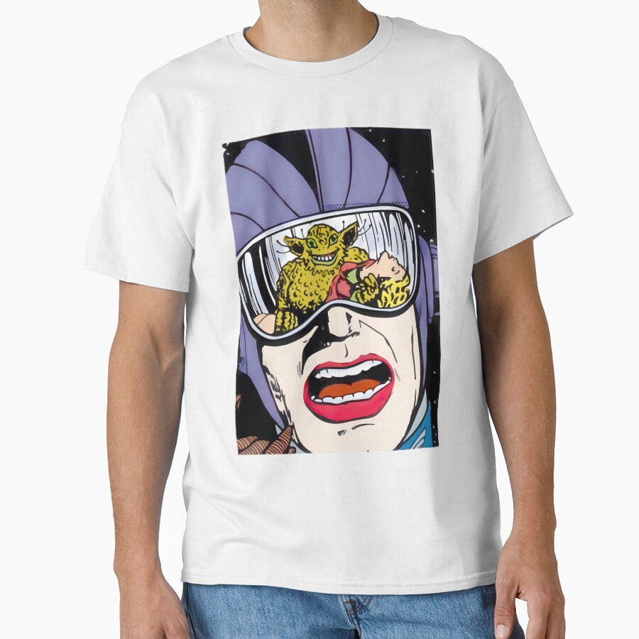 Space Action Tshirt by metaphoredesign