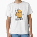 Medi-tater Cute Meditating Potato Pun by punnybone