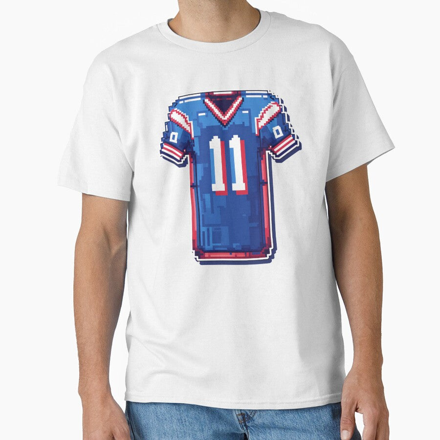 Cute Pixel Football Jersey Icon with Number 11 by BankMano