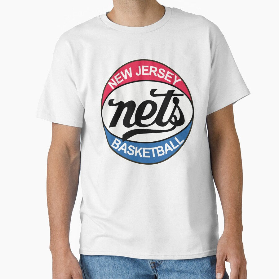 New Jersey Nets Vintage Logo (1977–1990 Era) – Classic ABA Basketball Design by RetroBasketball