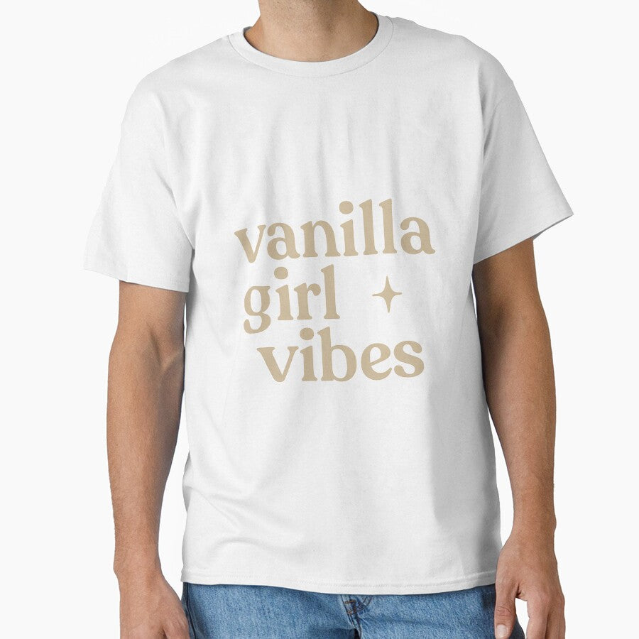 Vanilla Girl Vibes – Minimal Soft Aesthetic Tee by ALITOPRINCE